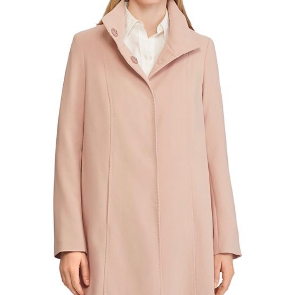 Ralph Lauren Hidden Button Posh Black Coat